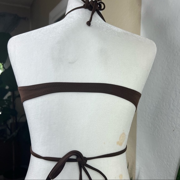 ❤️ J.Crew Embroidered Wrap Bikini Swim Top - Picture 2 of 7